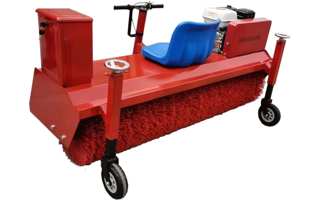 Gasoline-powered grass comber