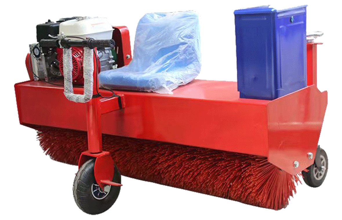 Gasoline-powered grass comber