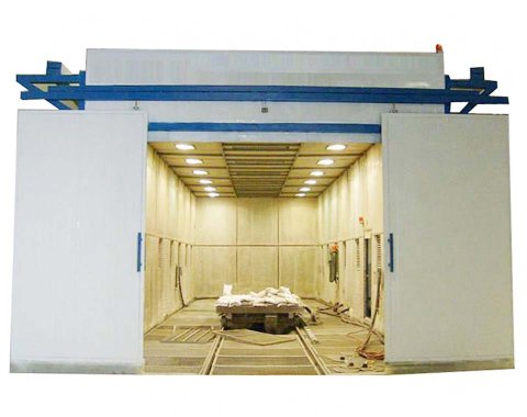 shot blasting chamber