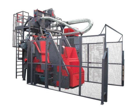 crawler shot blasting machine