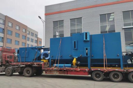 Q6910 roller shot blasting machine sent to Hebei