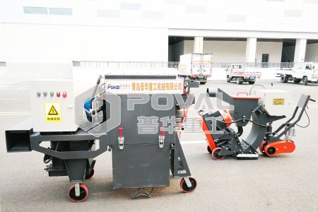 Application field of road shot blasting machine