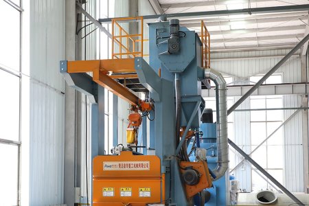 Installation steps of hook type shot blasting machine