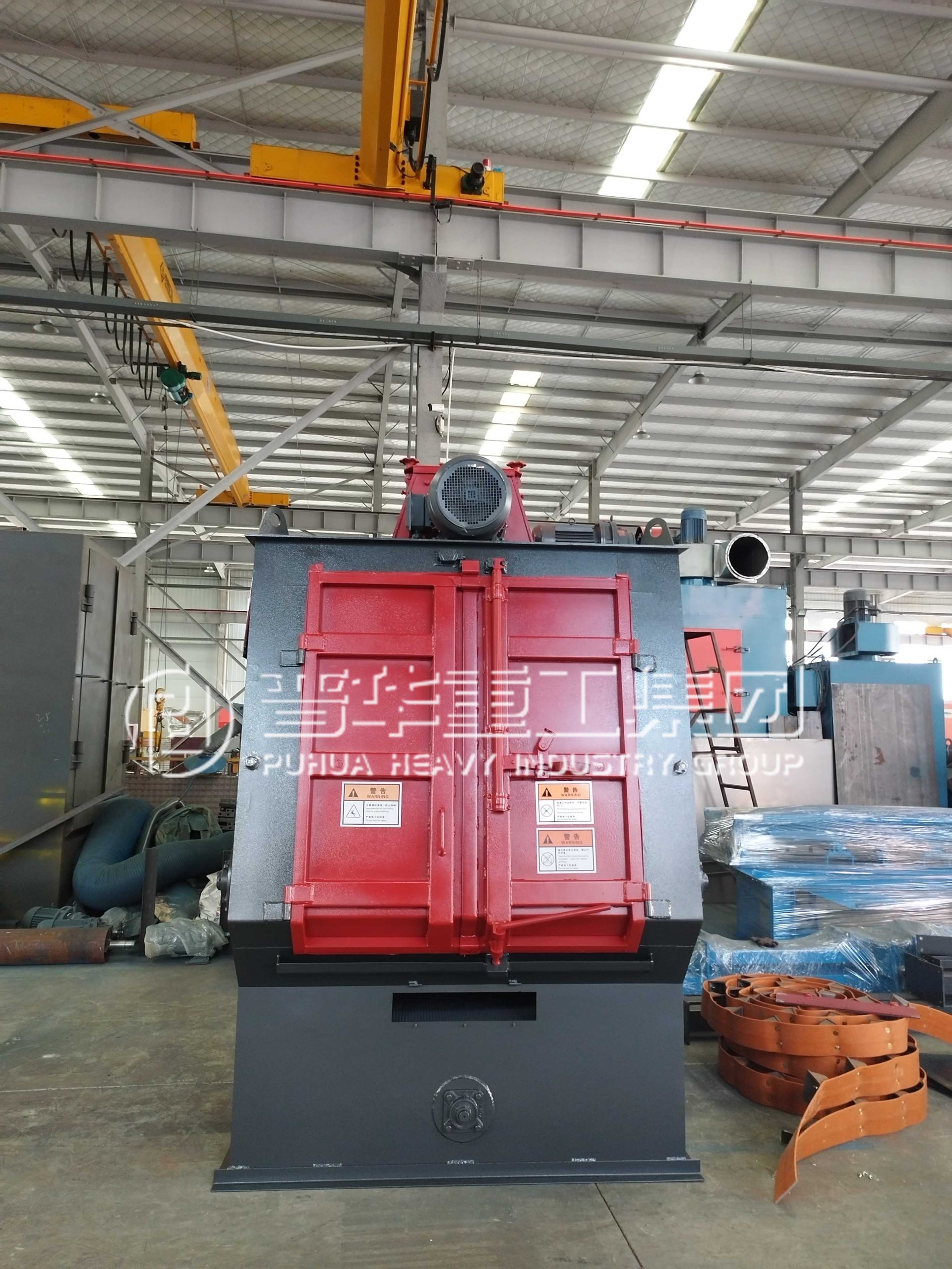 tumble belt shot blasting machine