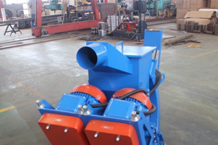 mobile road shot blasting machine