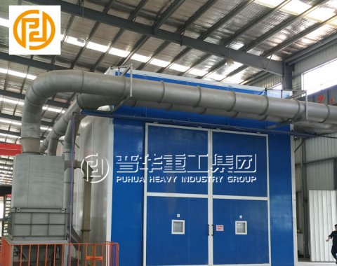 Sand blasting room