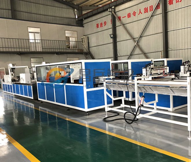 PP PE WPC decking profile line