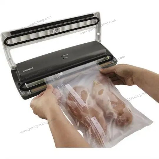 YURUI Custom PA/PE Food Grade Hot Seal Transparent Vacuum Bag