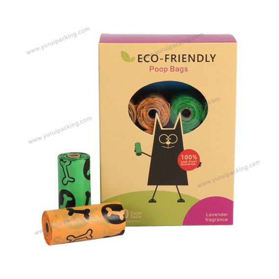 YURUI Custom Biodegradable Compost Pet Poop Waste Bag