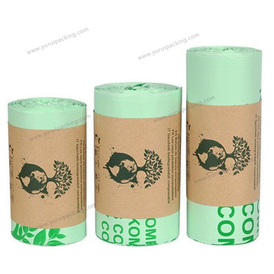 YURUI Custom Compostable Bin Liner Garbage Bag