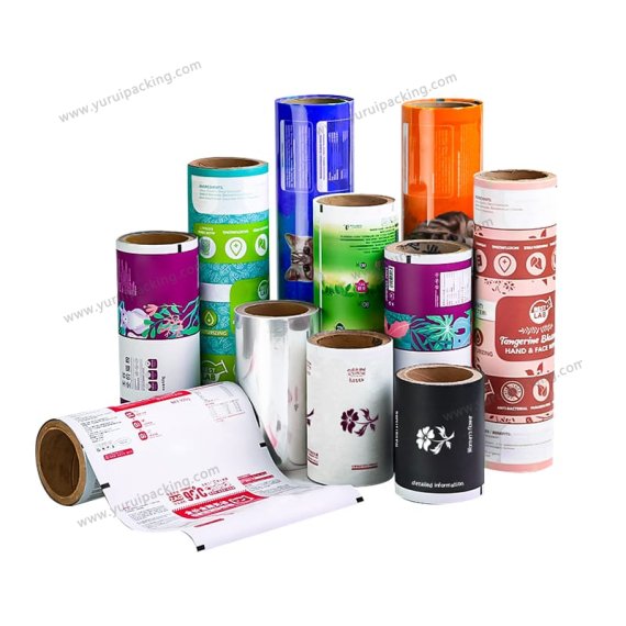 YURUI Custom Printed Food Grade Pouch Flexible Packaging Sachet Roll Film
