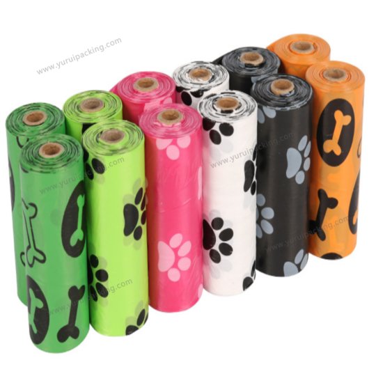 YURUI Custom Biodegradable Compost Pet Poop Waste Bag