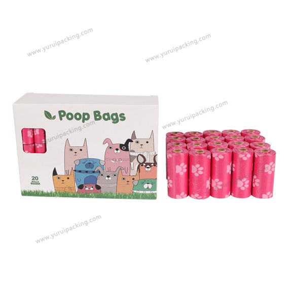YURUI Custom Biodegradable Compost Pet Poop Waste Bag