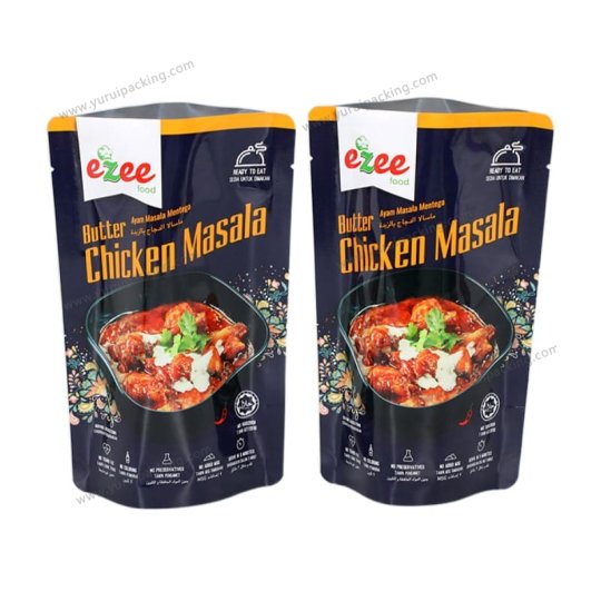 YURUI Custom Resealable Stand up Packaging Pouch Zip lock Food Storage Bag