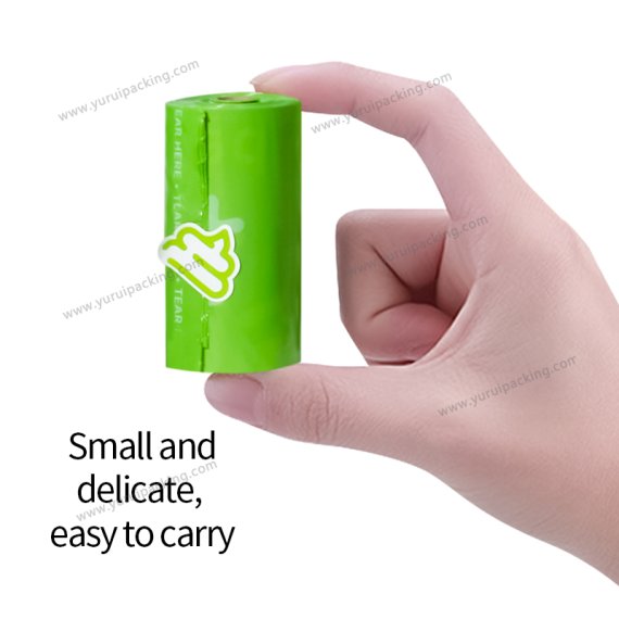 YURUI Custom Biodegradable Compost Pet Poop Waste Bag