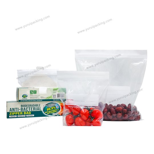 YURUI Custom Food Freezer Storage Preservation Packaging Ziplock Bag