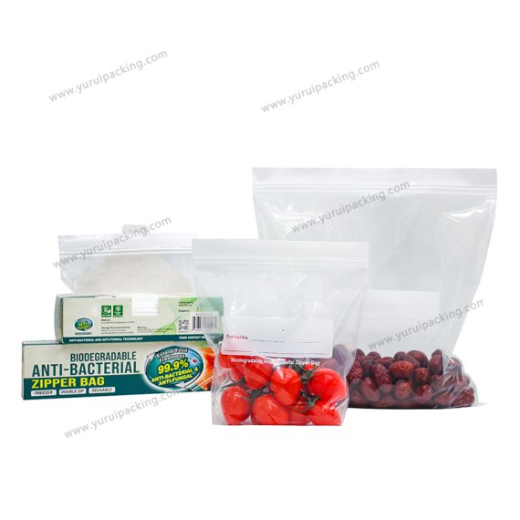 YURUI Custom Food Freezer Storage Preservation Packaging Ziplock Bag