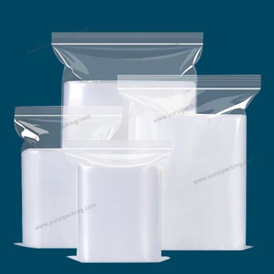 YURUI Custom Plastic Storage Packaging Ziplock Bag