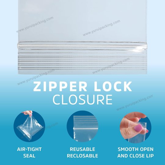 Gallon Zip Storage Bags, Double Zipper Seal, Easy Grip Open Tabs, Write-On Space, BPA-Free