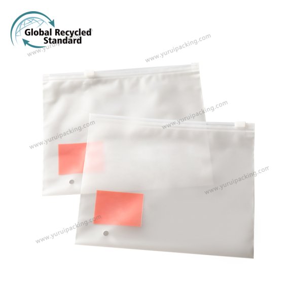Clothes Packaging Bags for Shipping, Frosted Zipper Bag for Clothing Storage or Small Businesses, Plastic Frosted Bags with Vent Holes