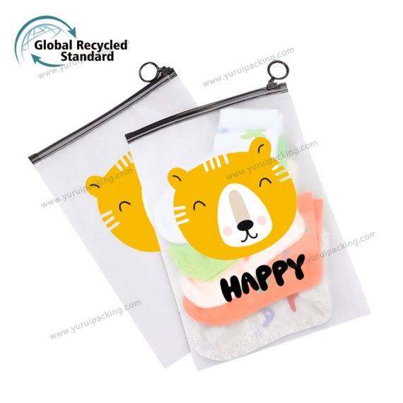 Clothes Packaging Bags for Shipping, Frosted Zipper Bag for Clothing Storage or Small Businesses, Plastic Frosted Bags with Vent Holes