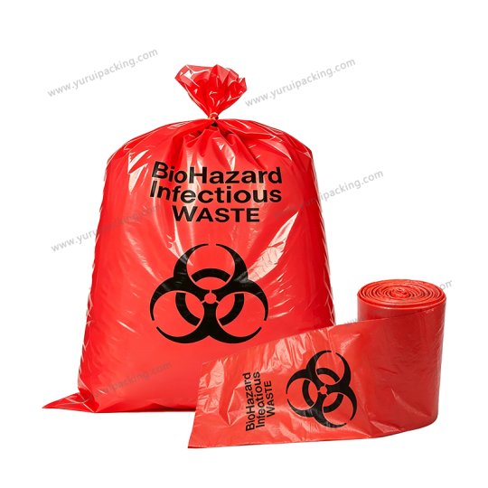 Red Biohazard Bag