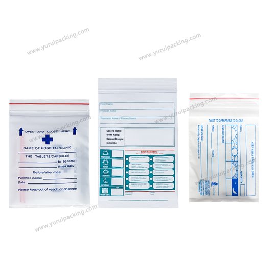 PE Medicine Ziplock Bags