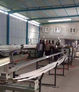 African plastic pipe equipment