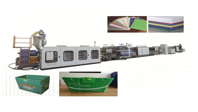 2mm-12mm Plastic PE PC PP Hollow Corrugated Sheet Making Machine 