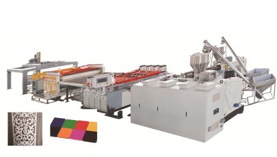 Wood plastic composite  PVC WPC foam board making machine 