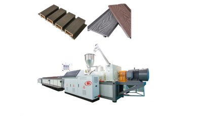 Recycled PP PE Plastic WPC Plank Exterior Wall Cladding Machine 