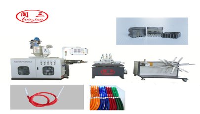 9mm-50mm High speed single wall corrugated PE pipe machine for electrical cable 