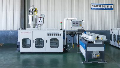 PP PE PA PVC plastic flexible corrugated hose production machine