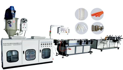 16-50mm Plastic Corrugated Conduit Flexible Plastic Pipe Making Machine