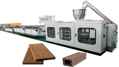 PP PE Wood Plastic Composite WPC decking production machine turnkey plant