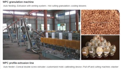 Wood Plastic Lumber Extruder Machine CE certificated in stock Plastic recycling turnkey plant manufacturer