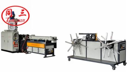PVC PE Single Wall Corrugated Pipe Machine for Making The Electric Wire Sheath
