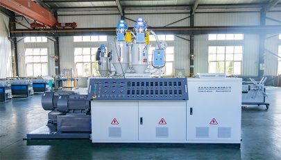 High speed HDPE DWC Doule wall corrugated pipe making machine