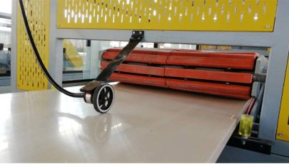 WPC Machine 600-1100mm PVC WPC Panel Board Machine / Wood Plastic Composite Door Frame Profiles Extruder Producion Line