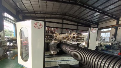 110-315mm High speed Double Wall Corrugated Pipe Extrusion line