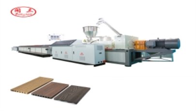  PP PE PVC WPC decking extruder wood plastic composite fence wall panel making machine  