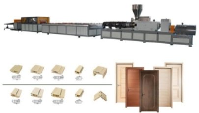  PVC WPC doors making machine  wood plastic composite extruder