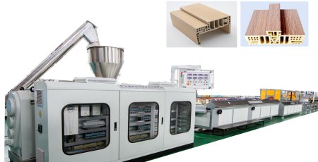 Waste Plastic PP PE Wood Powder Composite WPC Decking Fence Making Machine Sjms65/132