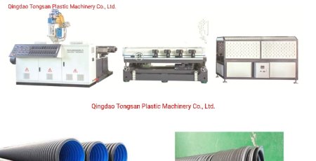 40-250 mm Plastic HDPE Double Wall Corrugated Pipe Extruder Machine /Dwc Pipe Extruder Production Line