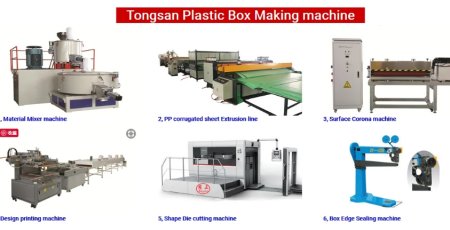 PP Hollow grid corrugated roof sheet making machine