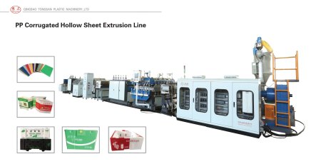 Plastic Sheet Machine Corrugated Twinwall PP Hollow Sheet Making Extrusion Machine Shipped, shipped