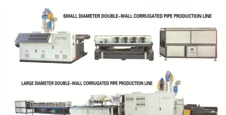40-110mm Sj65 HDPE PP Double Wall Corrugated Pipe Extruder Machines Production Line
