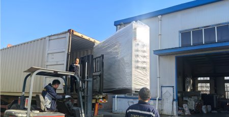 PP Hollow Sheet Plant Machine Shipping