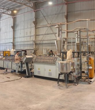 Providing wood-plastic profile production lines for Brazilian customers