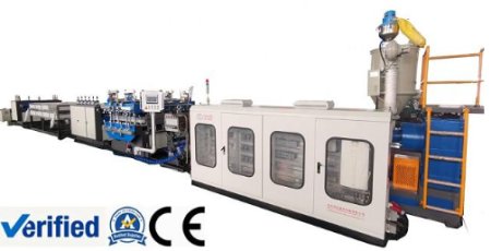 PP correx corrugated hollow sheet extruder machine 